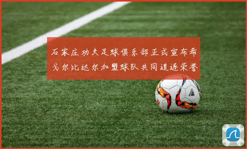 石家庄功夫足球俱乐部正式宣布希戈尔比达尔加盟球队共同追逐荣誉